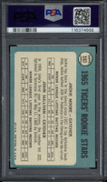 1965 Topps #593 Tigers Rookie Stars Moore Sullivan Detroit PSA 8 NM-Mint