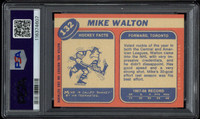 1968-69 Topps #132 Mike Walton Toronto Maple Leafs PSA 8 NM-Mint