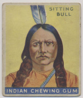 1933 Goudey R73 Indian Gum #38 Sitting Bull (Blue Panel) Series of 48  RARE  #*sku36894