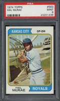 1974 Topps #563 Hal McRae Royals PSA 9 Mint