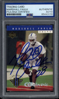 Marshall Faulk 1994 Upper Deck RC Electric Colts PSA Signed Auto Slab