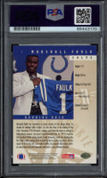 Marshall Faulk 1994 Upper Deck RC Electric Colts PSA Signed Auto Slab