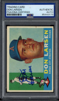 Don Larsen 1960 Topps #353 Athletics PSA Signed Auto Slab