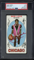Bob Love 1969-70 Topps #78 Chicago Bulls PSA Signed Auto Slab