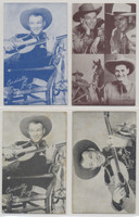 circ 1950's Exhibit Cards  Roy Rogers with Guitar  Lot of 4  #*sku36917