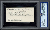 Louis Mountbatten of Burma Admiral PSA Signed Auto Slab