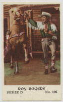 circ 1950's Holland  No. 196 Roy Rogers  #*sku36929