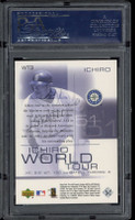 2001 UD Pros & Prospects World Tour WT3 Ichiro Suzuki PSA 10 Gem Mint RC ID: 500502