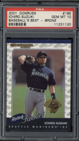 2001 Donruss Baseball's Best BRONZE #195 Ichiro Suzuki PSA 10 Gem Mint RC
