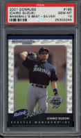2001 Donruss Baseball's Best SILVER #195 Ichiro Suzuki PSA 10 Gem Mint RC