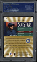 2001 UD Rookie Update R.O.Y. Bonus GOLD 34 Ichiro PSA 10 Gem Mint RC /100