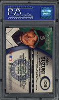 2001 Fleer E-X #105 Ichiro Suzuki Mariners PSA 10 Gem Mint RC /1999