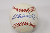 Eddie Mathews PSA/DNA Authenticated Auto Signed Baseball Braves ID: 500656