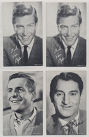 circ 1960's Exhibit Cards of Television and Movie Stars Lot of 4  #*sku36958