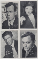 circ 1960's Exhibit Cards of Male Television Stars  Lot of 4  #*sku36969