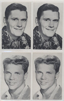 circ 1960's Exhibit Cards of Television Stars  Lot of 4  #*sku36960