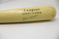 Hank Aaron Bat Signed Auto PSA/DNA Sticker ONLY Braves H & B Hillerich Bradsby