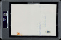 Rickey Henderson Photo 5.25"x7.5" A's PSA/DNA Signed Auto Slab ID: 500767