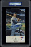 Mickey Mantle Week of Dreams Card Yankees PSA/DNA Signed Auto Slab