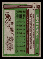 1976 Topps #31 Len Randle Ex-Mint 