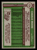 1976 Topps #116 Charlie Moore Ex-Mint 