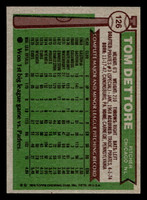 1976 Topps #126 Tom Dettore Ex-Mint 