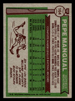 1976 Topps #164 Pepe Mangual Ex-Mint 