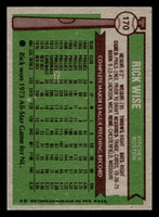 1976 Topps #170 Rick Wise Ex-Mint  ID: 500938