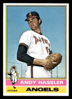 1976 Topps #207 Andy Hassler Ex-Mint  ID: 500963