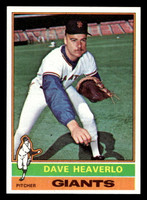 1976 Topps #213 Dave Heaverlo Near Mint RC Rookie  ID: 500969