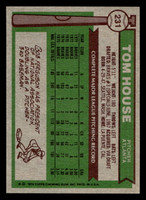 1976 Topps #231 Tom House Near Mint  ID: 500986