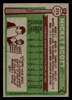 1976 Topps #276 Mickey Scott Near Mint 