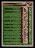 1976 Topps #314 Ed Kranepool Near Mint  ID: 501059