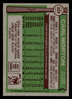 1976 Topps #328 Carl Morton Ex-Mint 