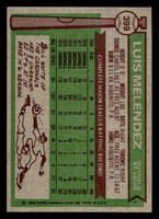 1976 Topps #399 Luis Melendez Ex-Mint 