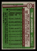 1976 Topps #613 Tim Johnson Ex-Mint 