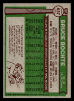 1976 Topps #637 Bruce Bochte Near Mint+  ID: 501358