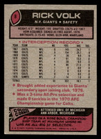 1977 Topps #8 Rick Volk Ex-Mint 