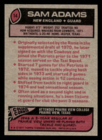 1977 Topps #14 Sam Adams Near Mint  ID: 501446