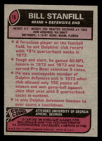 1977 Topps #16 Bill Stanfill Near Mint  ID: 501456