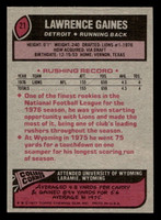 1977 Topps #21 Lawrence Gaines Ex-Mint  ID: 501477