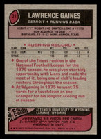 1977 Topps #21 Lawrence Gaines Near Mint  ID: 501481