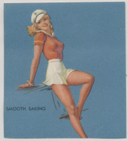 circ 1940's Mutoscope Pinup Girl "Smooth Sailing"  (2 3/4 x 3 inches)  #*sku36978