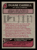 1977 Topps #34 Duane Carrell Near Mint  ID: 501536