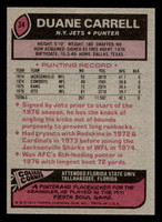 1977 Topps #34 Duane Carrell Near Mint  ID: 501537