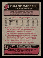 1977 Topps #34 Duane Carrell Ex-Mint  ID: 501538