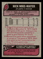 1977 Topps #37 Nick Mike-Mayer Ex-Mint  ID: 501550
