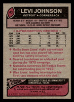 1977 Topps #43 Levi Johnson Near Mint  ID: 501579