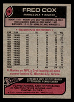 1977 Topps #46 Fred Cox Ex-Mint  ID: 501589