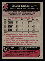 1977 Topps #47 Bob Babich Ex-Mint  ID: 501592